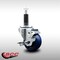 Service Caster 3'' SS Solid Poly Swivel 1'' Expanding Stem Caster with Brake SCC-SSEX20S314-SPUS-TLB-1 - alternate 3